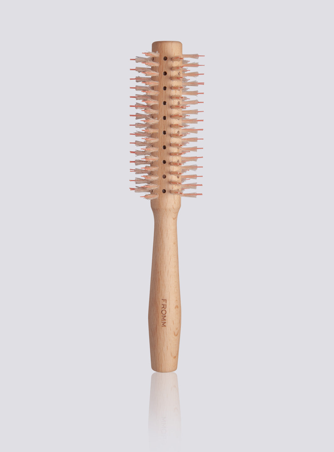 Wooden Miss Boar Bristle Brush for Fine Hair Round Brushes Women